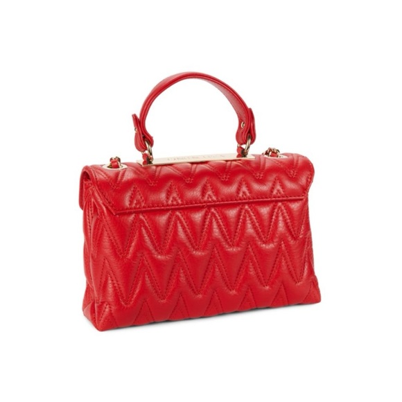 ‼️RARE‼️🎸💯AUTH. VALENTINO by MARIO V.🔥NWT🔥Lynn D Plate Leather Shoulder Bag - Picture 4 of 15